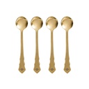 Bridgerton Kaffeelöffel 4-er Set, goldfarben