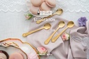 Bridgerton Kaffeelöffel 4-er Set, goldfarben