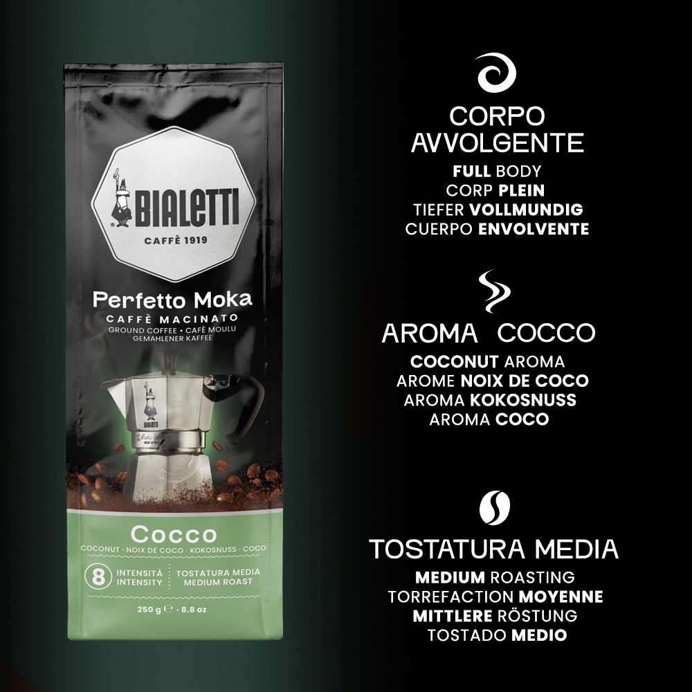 Kaffee Perfetto Moka Cocco 250g