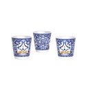 Geschenkbox Dolce & Gabbana Moka Express 6 Tassen Blu Mediterraneo + 3 Espressobecher und Rührstäbchen