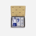 Geschenkbox Dolce & Gabbana Moka Express 6 Tassen Blu Mediterraneo + 3 Espressobecher und Rührstäbchen