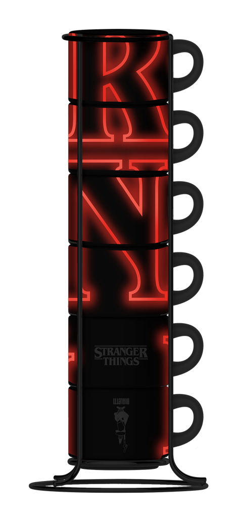 Stapelbare Expresso Tassen Stranger Things