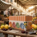 Mercato Della Frutta Espressotassen und Untertassen 4er-Set – Farbenmix