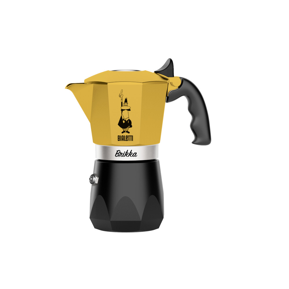Brikka Espressokocher Gelb