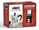 Moka Express Set 3 Tassen + Perfetto Moka Cassico 250g