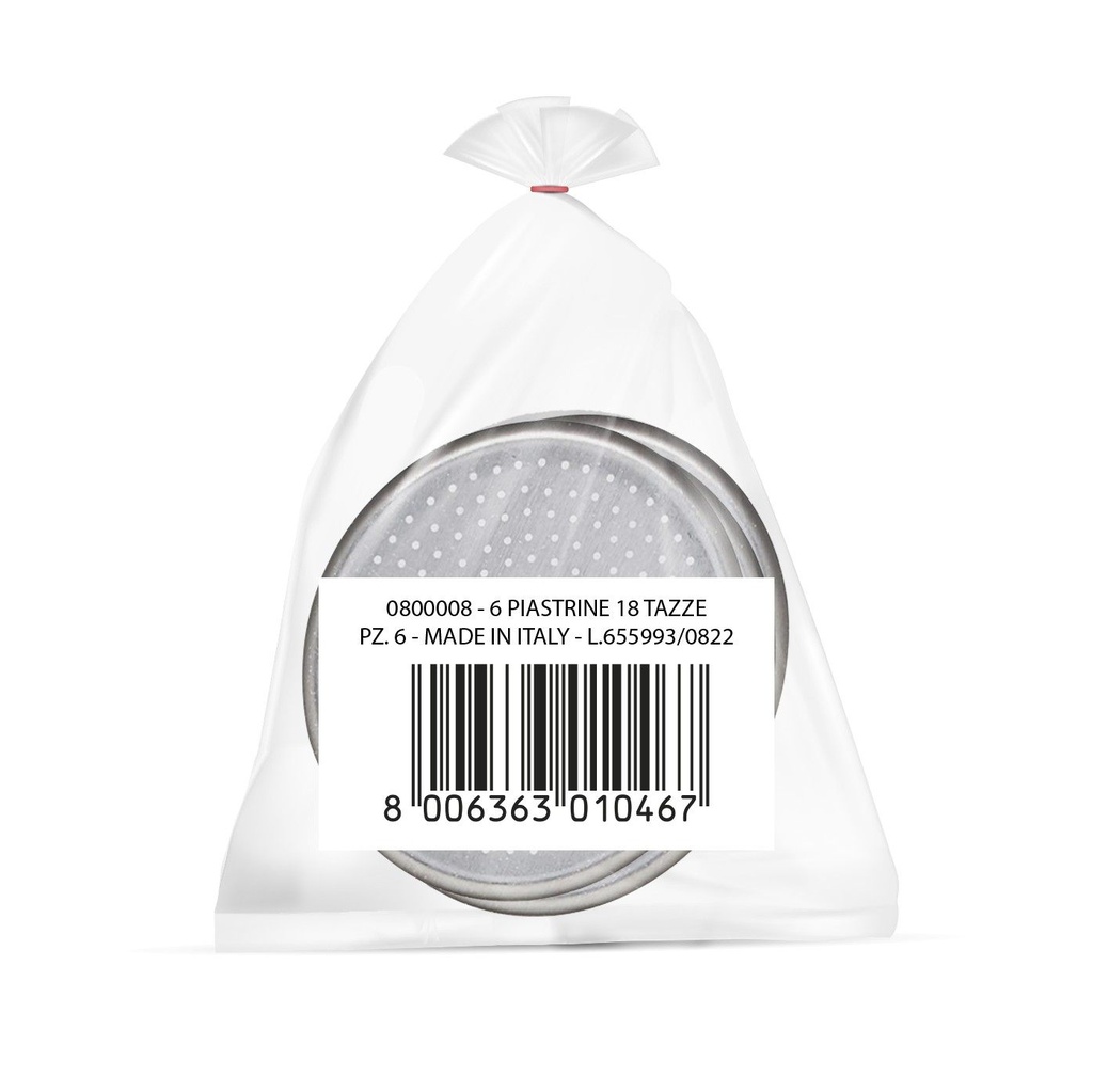 Ersatzfilter für 18 Tassen Aluminium