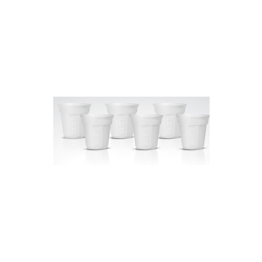 [JEY0TZ502] Espressobecher-Set weiß, 6-tlg.