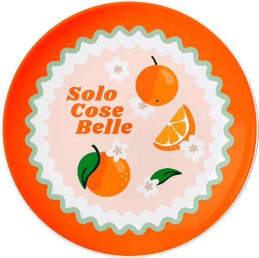 [JEPFRUIT019] Mercato Della Frutta Dessertteller Ø 20 cm, Orange