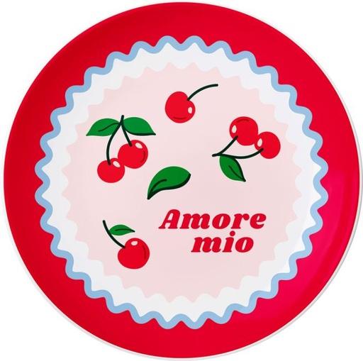 [JEPFRUIT020] Mercato Della Frutta Dessertteller Ø 20 cm, Kirsche