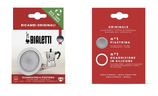 [JE0800039] Ersatzset 3 - 4 Tassen für neue Moka Induktion und Moka Express