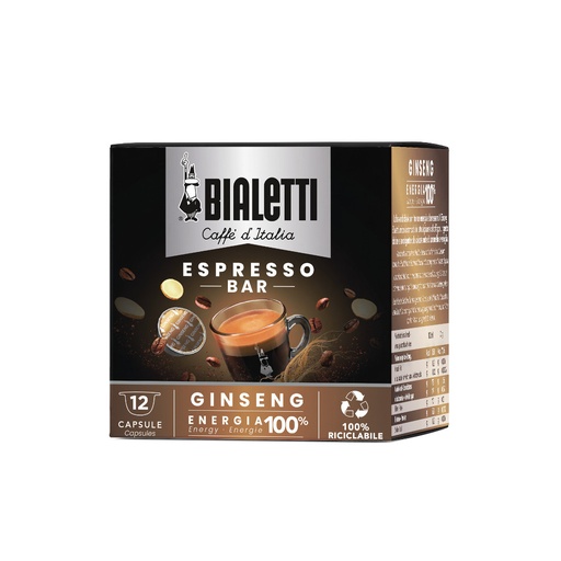 [JE096080085] Kapseln GINSENG Bialetti-System 12Stk